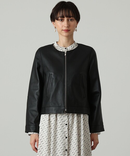 ANAYI（アナイ） レザージャケット ライダース ラムレザーファスナー