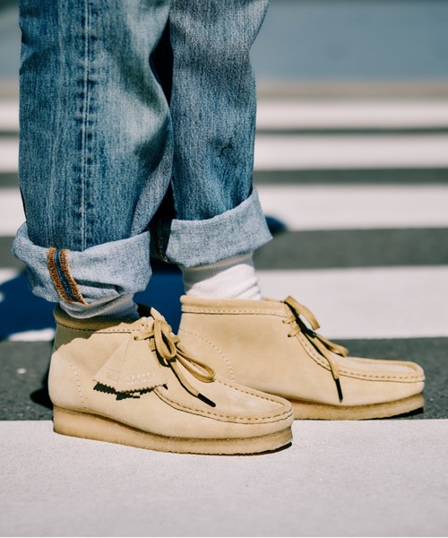 Clarks（クラークス） デッキシューズ モカシン W Wallabee Boot