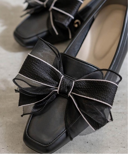 RANDA（ランダ） ローファー 2WAY モノグラムローファーシューズ