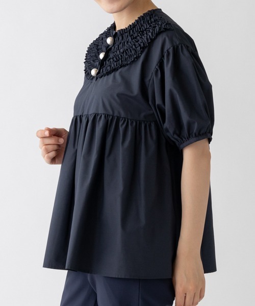 Sono（ソーノ） ブラウス シャツ 「SONO/ソーノ」ちびフリルブラウス