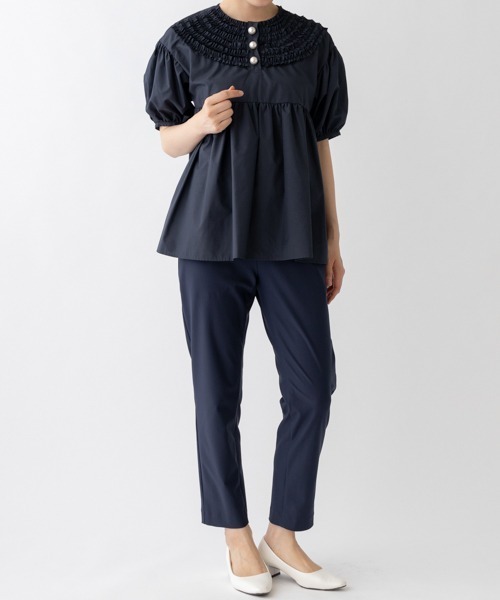 Sono（ソーノ） ブラウス シャツ 「SONO/ソーノ」ちびフリルブラウス