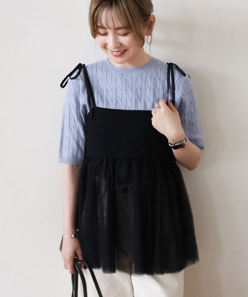 AMERICAN HOLIC（アメリカンホリック） キャミソール チュール