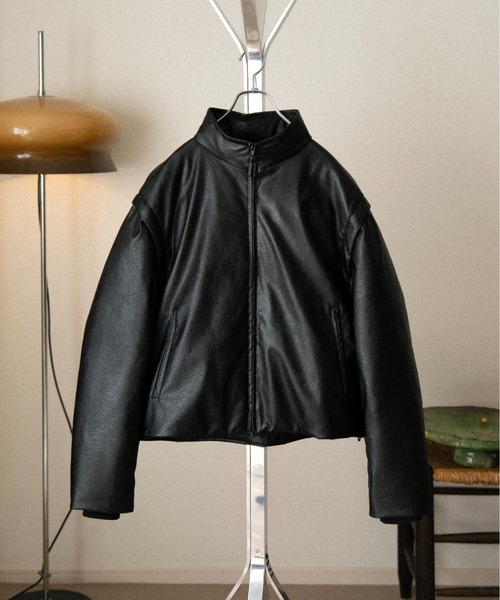 soerte ダウンジャケット ダウン 2way high neck down jacket / 2way