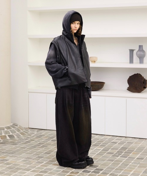 soerte ダウンジャケット ダウン 2way high neck down jacket / 2way