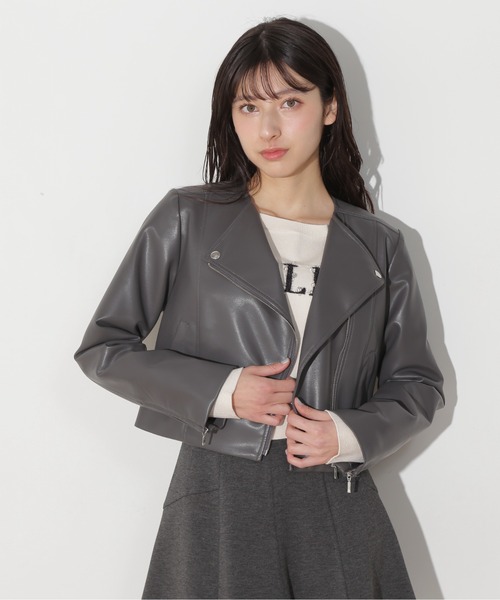 JILL by JILL STUART（ジルバイジルスチュアート） レザージャケット