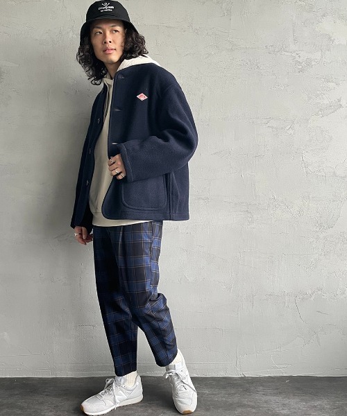 Danton（ダントン） ジャケット ノーカラージャケット ウールライト