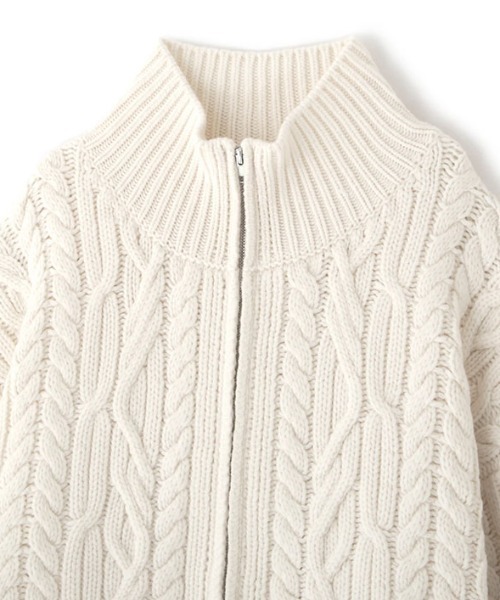 ETRE TOKYO（エトレトウキョウ） カーディガン ダブルジップケーブル