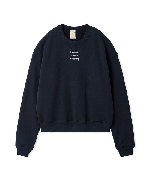 null.（ヌル） トレーナー スウェット PASTA LOGO クルーネック