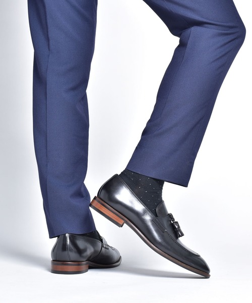 LUCIUS（ルシウス） ローファー レザー タッセルローファー