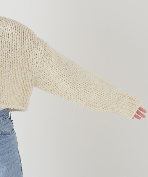 plage（プラージュ） カーディガン roving hand ニットカーディガン