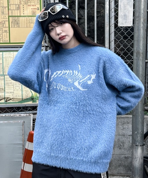 A'gem 9（エージェムナイン） セーター ニット A'GEM/9 × .kom 「A'GEM