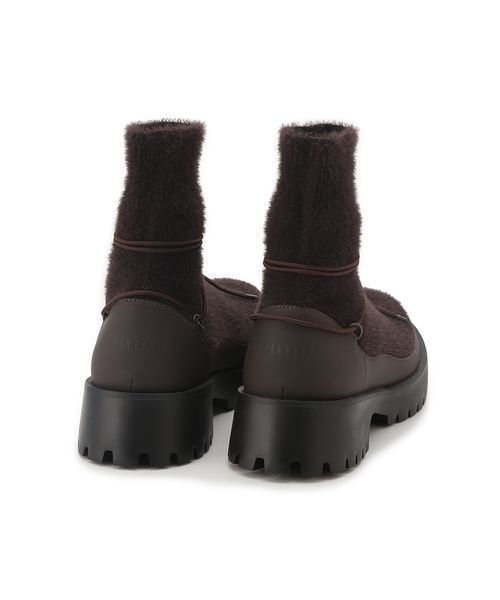 emmi ブーツ フェザーヤーンニットブーツ レディース : ZOZOTOWN Yahoo