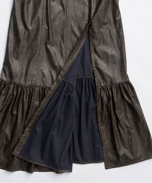 MAISON SPECIAL（メゾンスペシャル） ワンピース Vegan Leather Dress