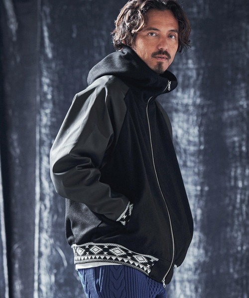 ANGENEHM（アンゲネーム） ブルゾン アウター mj10243-Native pattern