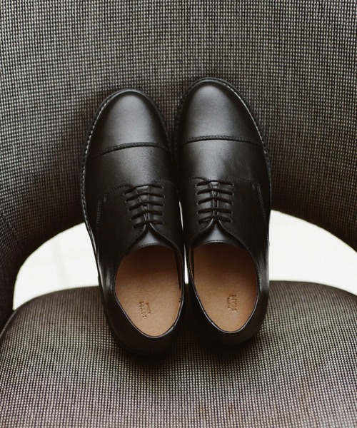 WYM LIDNM ビジネスシューズ GENUINE LEATHER PLAIN DERBY SHOES