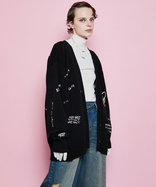 MAISON SPECIAL（メゾンスペシャル） カーディガン Life Word