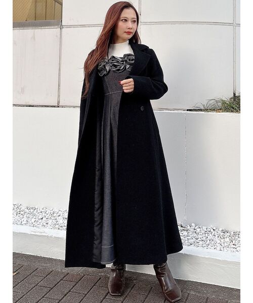 MERCURYDUO（マーキュリーデュオ） ワンピース デニムフラワーモチーフ