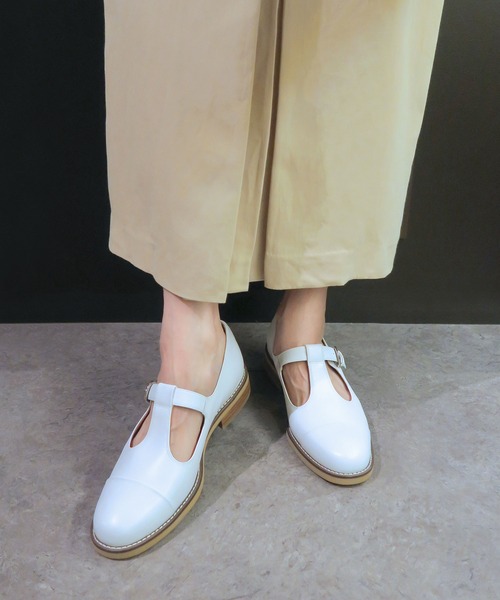 enchanted（エンチャンテッド） ローファー 「APOM」本革Tストラップ