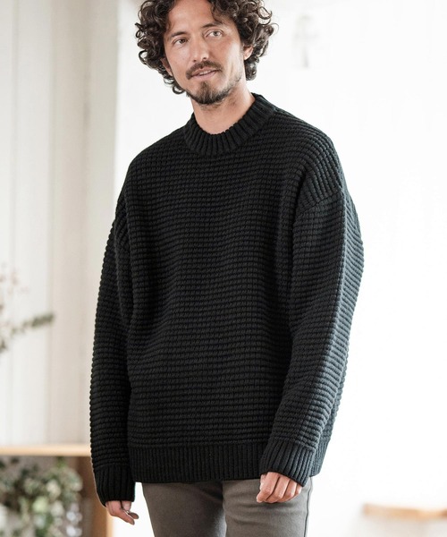 Magine（マージン） セーター ニット mn2780-AZEAMI MOCK NECK KNIT
