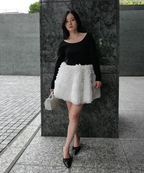 EIMY ISTOIRE（エイミーイストワール） ワンピース ボリュームチュール