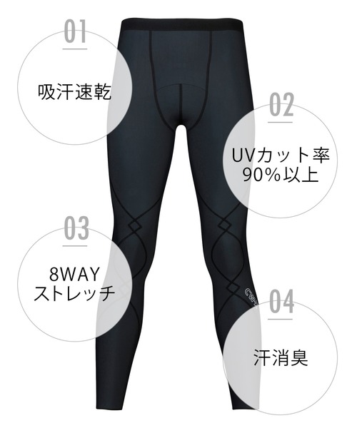 CW-X レギンス メンズ スポーツタイツ エキスパートモデル メンズ