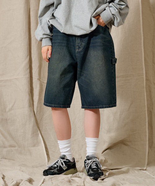 WETTEMPT ジーンズ OVER DYED DENIM | REAL TREE HALF PANTS /オーバー