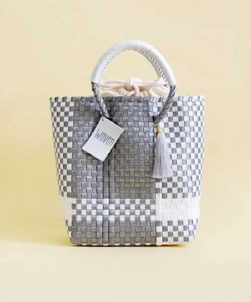 かごバッグ カゴバッグ WOVEN (ウーヴン) /ミニトート メキシコ製 ミニ