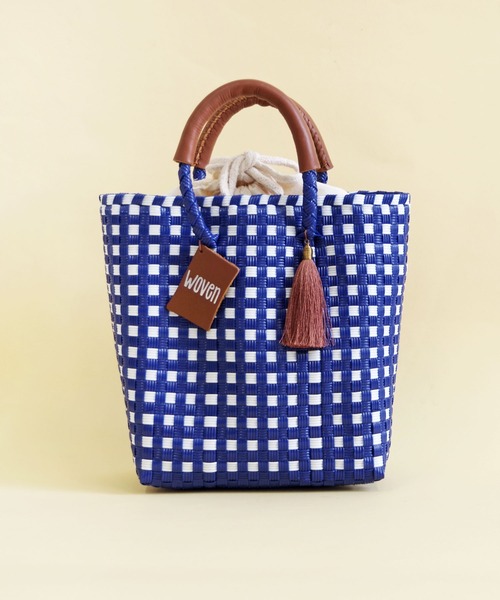 かごバッグ カゴバッグ WOVEN (ウーヴン) /ミニトート メキシコ製 ミニ