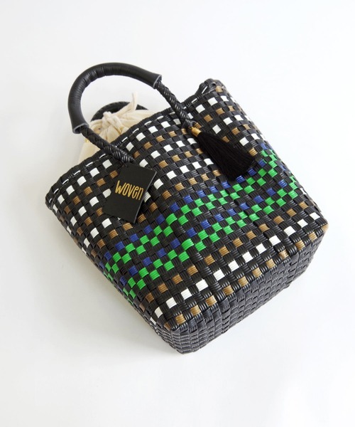 かごバッグ カゴバッグ WOVEN (ウーヴン) /ミニトート メキシコ製 ミニ