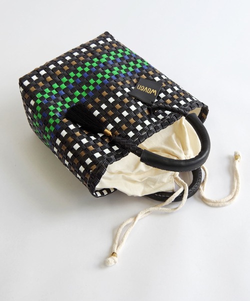かごバッグ カゴバッグ WOVEN (ウーヴン) /ミニトート メキシコ製 ミニ