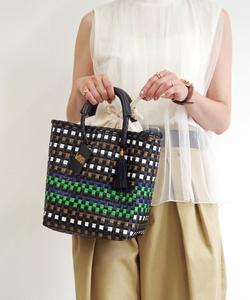 かごバッグ カゴバッグ WOVEN (ウーヴン) /ミニトート メキシコ製 ミニ