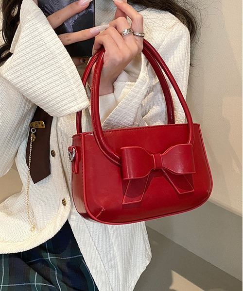 LA VORAGINE（ラ ヴォラジネ） ショルダーバッグ バッグ リボン付き