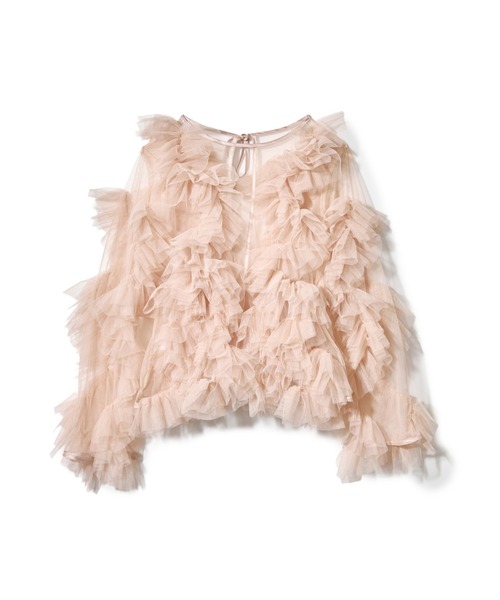 NOTRE emor（ノートルエモア） ブラウス シャツ tulle veil tops