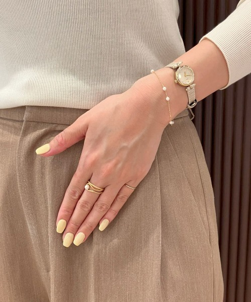 ete（エテ） 腕時計 ダイヤモンド サークルフェイス ウォッチ