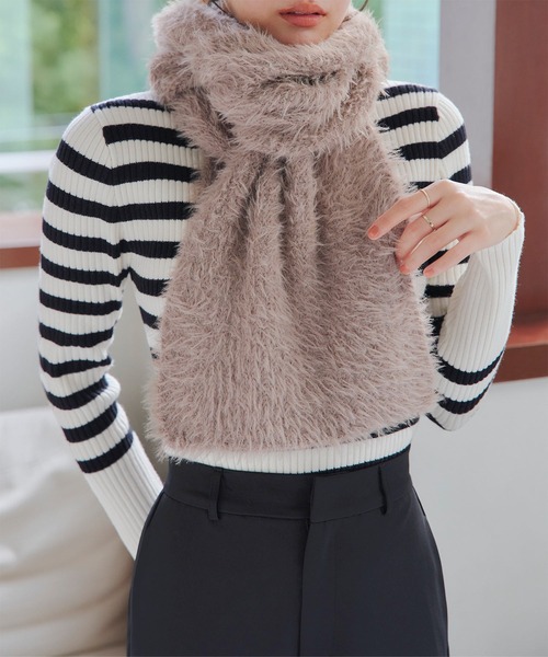 KOBE LETTUCE（神戸レタス） マフラー ストール ニットシャギー