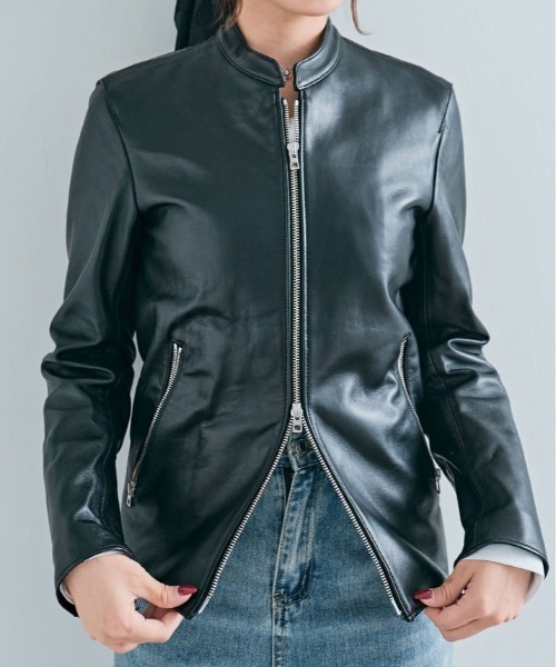 レザージャケット ライダース 日本製 リアル レザー ジャケット