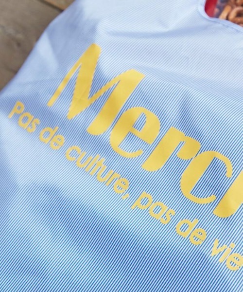 欧州航路 エコバッグ 「欧州航路」Merci ストライプエコバッグ