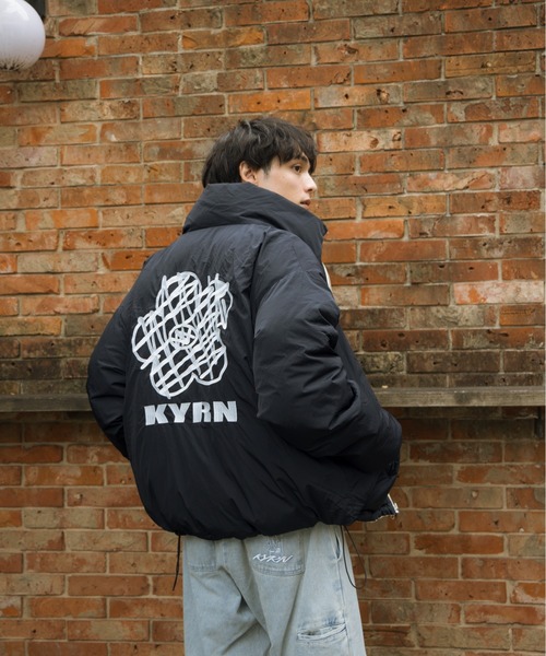 kaoyorinakami ダウンジャケット ダウン flower reversible down