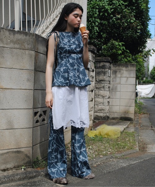 musubore（ムスボレ） パンプス pointed toe fur mule / ポインテッド