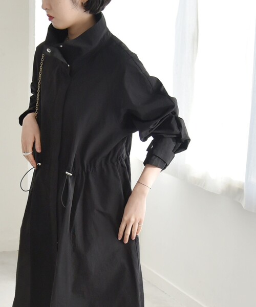 quaranciel コート アウター quaranciel:「洗濯機可能」ライト