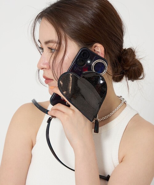 ajew（エジュー） スマホケース 「ajew」PVC HEART PLANET POCKET