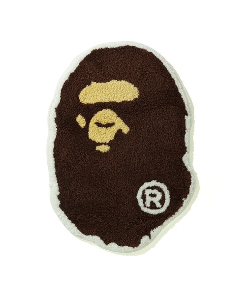 A BATHING APE（アベイシングエイプ） ラグ ラグマット BIG APE HEAD