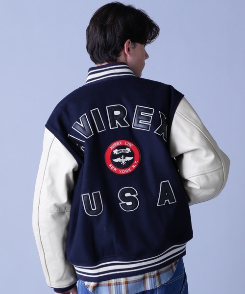 AVIREX（アヴィレックス） スタジャン SIGNATUR VARSITY JACKET