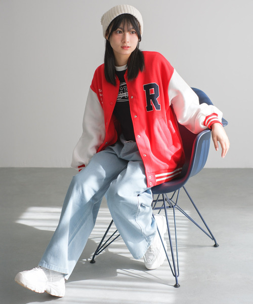 RiCO SUCRE（リコシュクレ） スタジャン アウター 「裏起毛