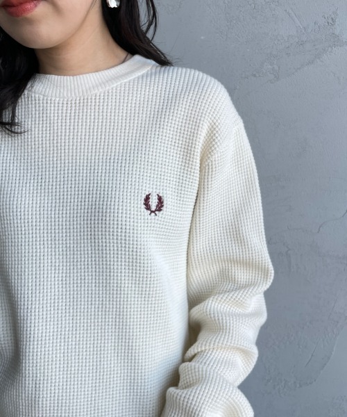FRED PERRY（フレッドペリー） ニット セーター ワンポイントロゴ刺繍