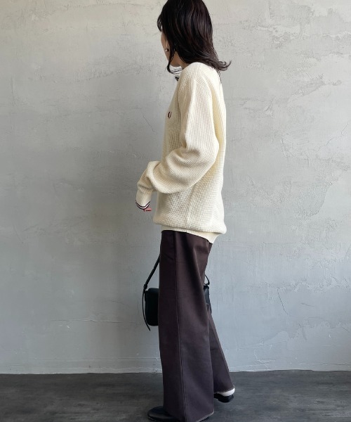 FRED PERRY（フレッドペリー） ニット セーター ワンポイントロゴ刺繍