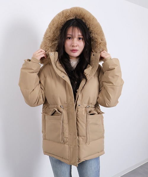 SEU ダウンコート ダウンジャケット グラスラインボリューム中綿