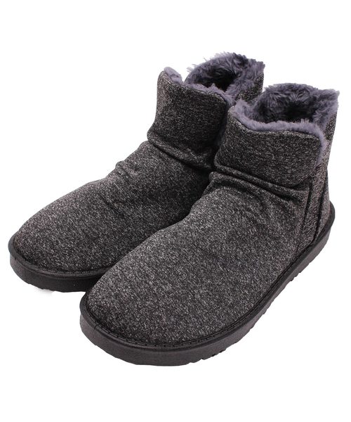 8 ブーツ ムートンブーツ ボア ファー ショート ブーツ メンズ