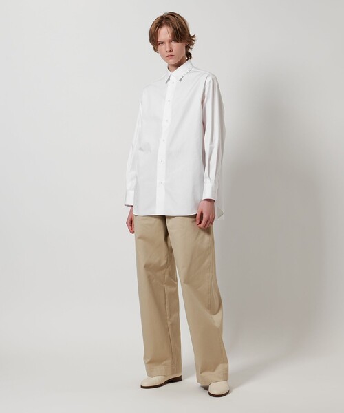 LOEFF（ロエフ） ブラウス シャツ 「LOEFF」コットン ブロード