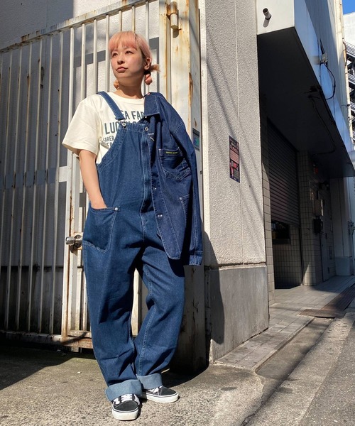 GREEN BOWL（グリーンボウル） オーバーオール サロペット グリーン